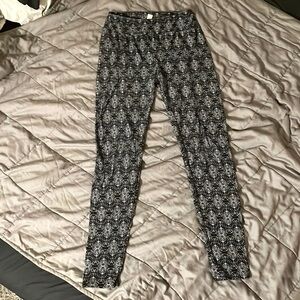 Women’s One-Size Printed Black LuLaRoe Leggings